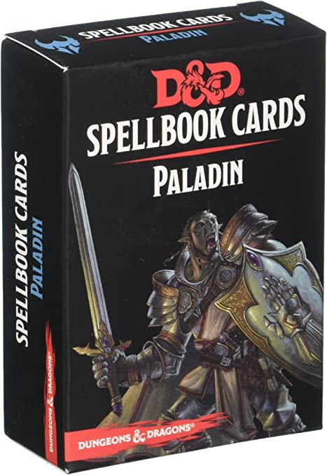 D&D Paladin Spellbook Cards