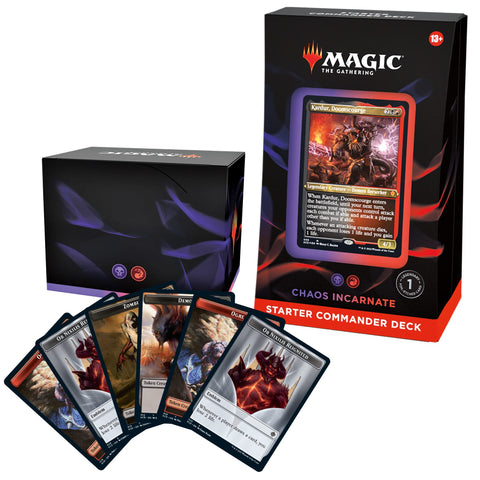 Chaos Incarnate Starter Commander Deck
