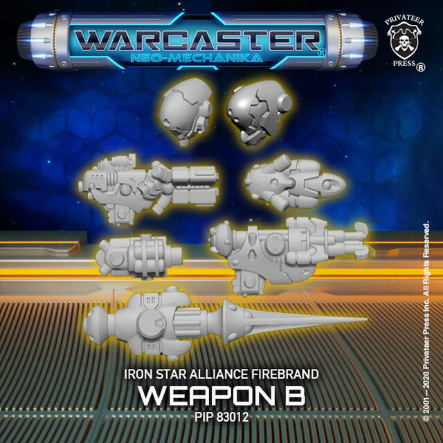 Iron Star Alliance Firebrand Weapon Pack Warjack Variant B