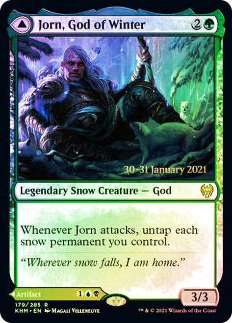 Jorn, God of Winter // Kaldring, the Rimestaff   [Kaldheim Prerelease Promos]