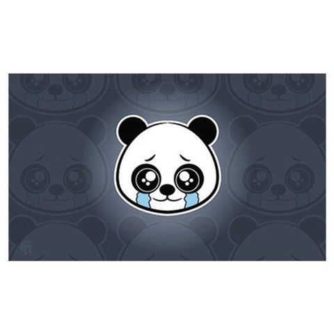 Sad Panda Stitched Edge Playmat
