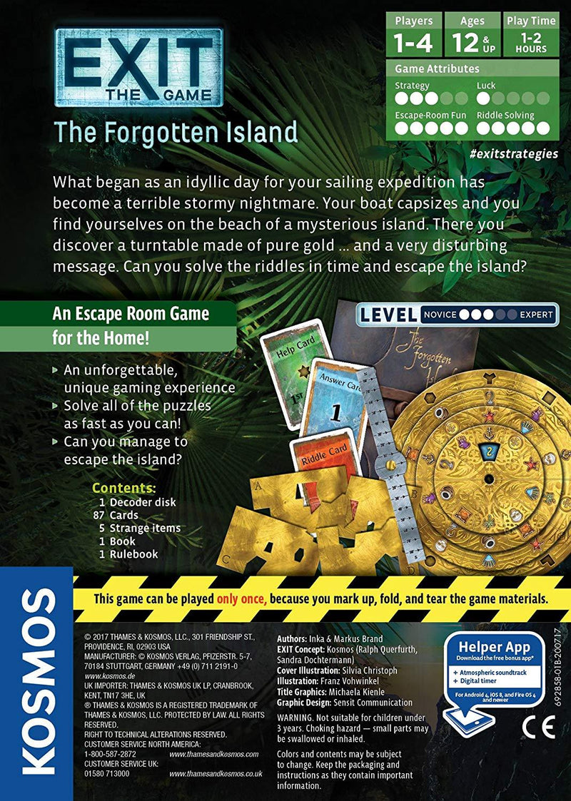 Exit The Game The Forgotten Island