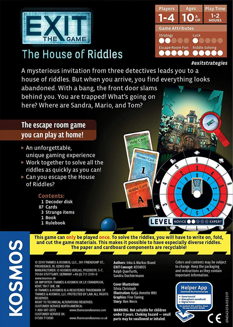 Exit: The Game The House of Riddles