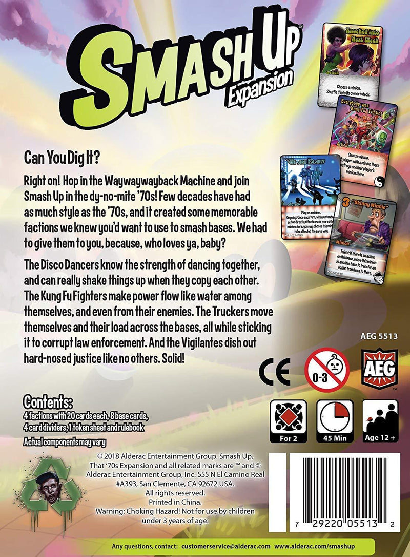 Smash Up: That 70'S Expansion