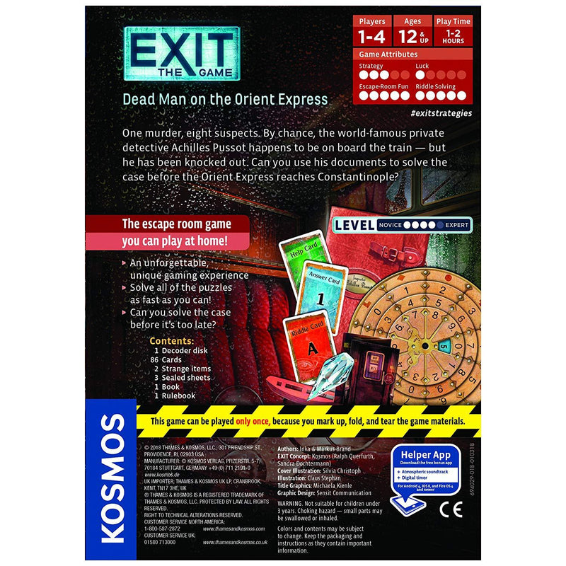 Exit: The Game Dead Man on the Orient Express
