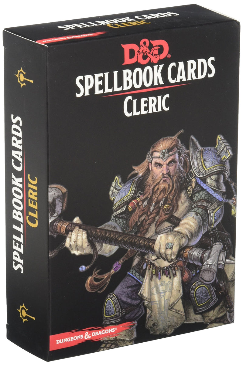D&D Cleric Spellbook Cards