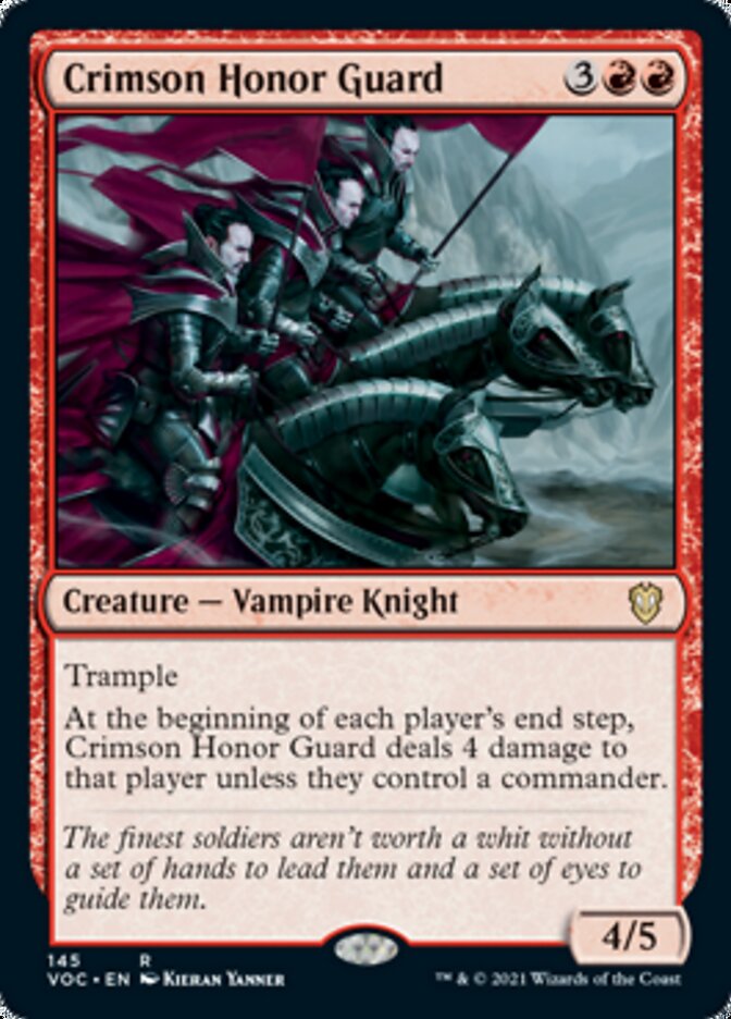 Crimson Honor Guard [Innistrad: Crimson Vow Commander]