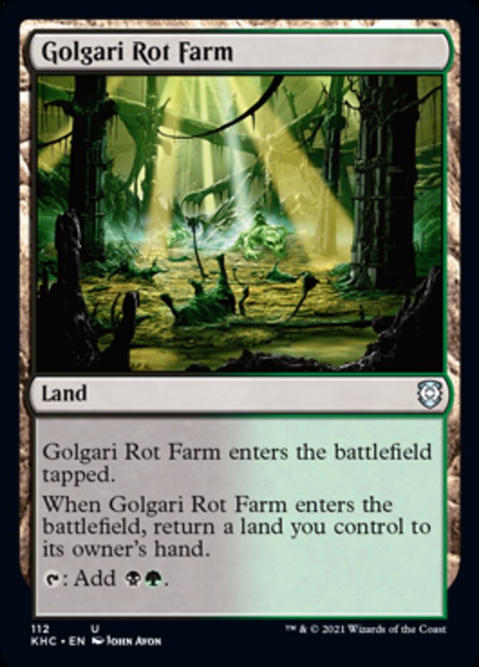 Golgari Rot Farm [Kaldheim Commander]
