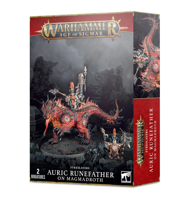 Fyreslayers Auric Runefather On Magmadroth
