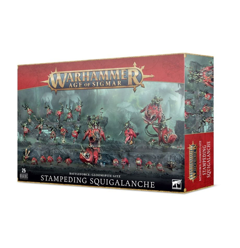 Battleforce: Gloomspite Gitz Stampeding Squigalanche
