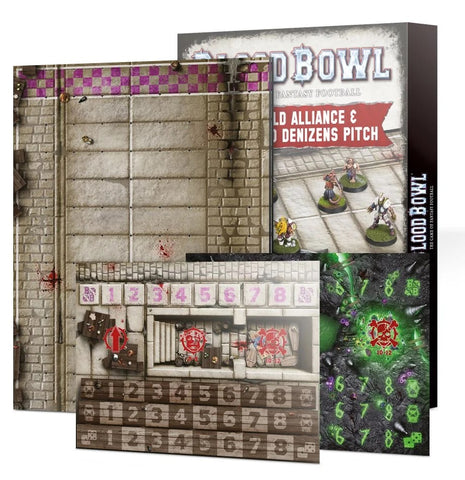 Blood Bowl: Old World Alliance & Underworld Denizens Pitch and Dugout Set