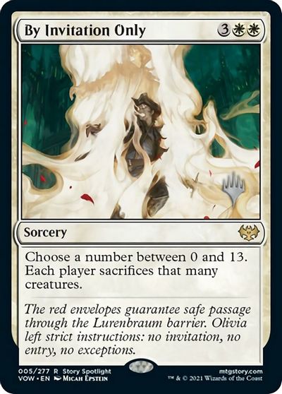 By Invitation Only (Promo Pack) [Innistrad: Crimson Vow Promo Pack]