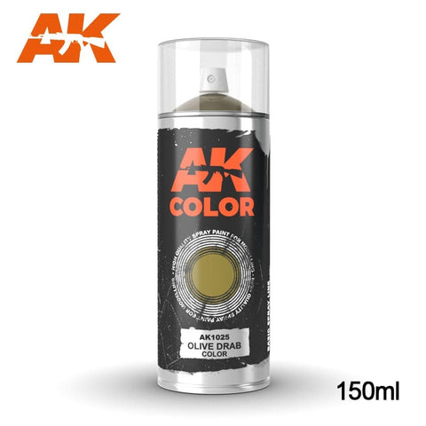 AK Acrylics Olive Drab Primer 150ml