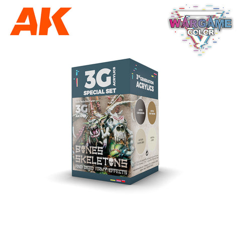 AK Wargame Color Bones & Skeletons