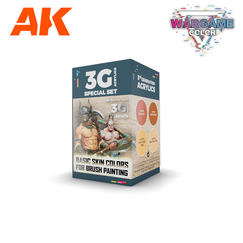 AK Wargame Color Basic Skin Colors