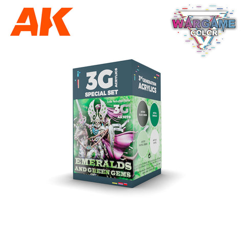 AK Wargame Color Emeralds And Green Gems