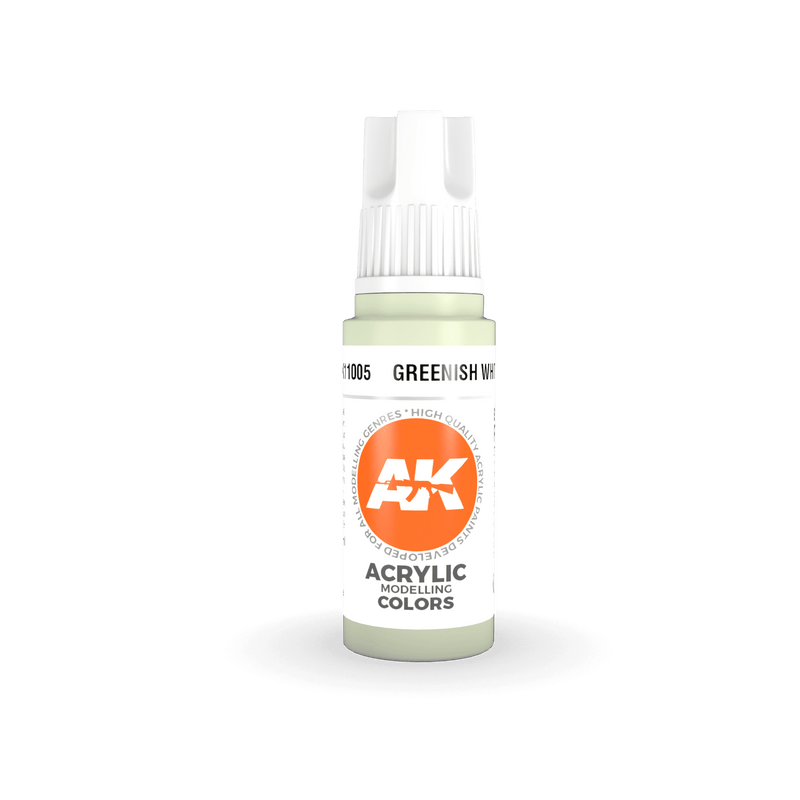 AK Interactive 3rd Gen Acrylic Greenish White 17ml