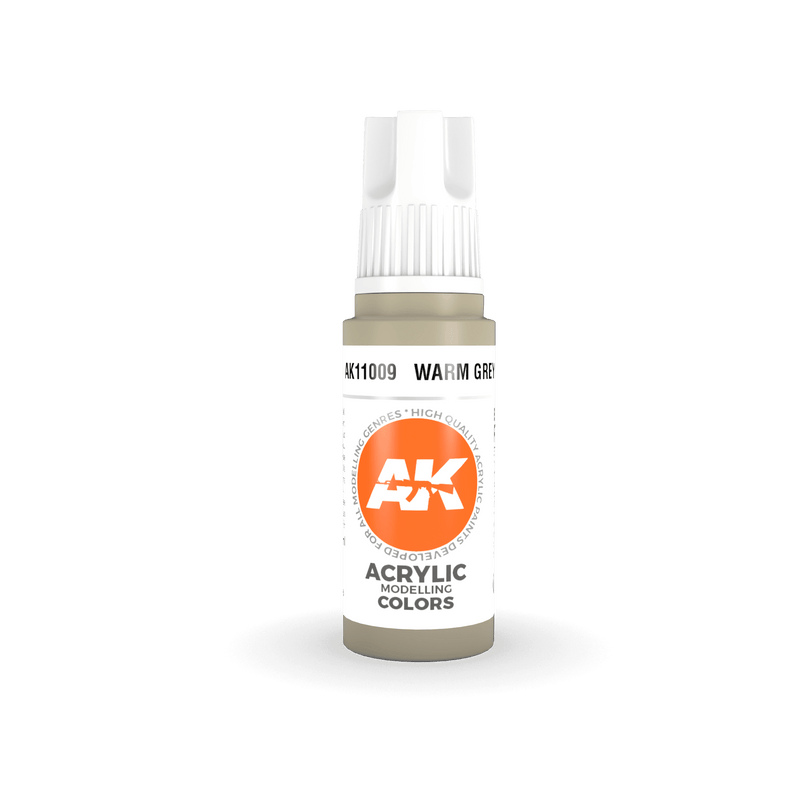 AK Interactive 3rd Gen Acrylic Warm Grey 17ml