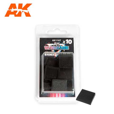 AK Wargame Plastic Bases Square 25mm