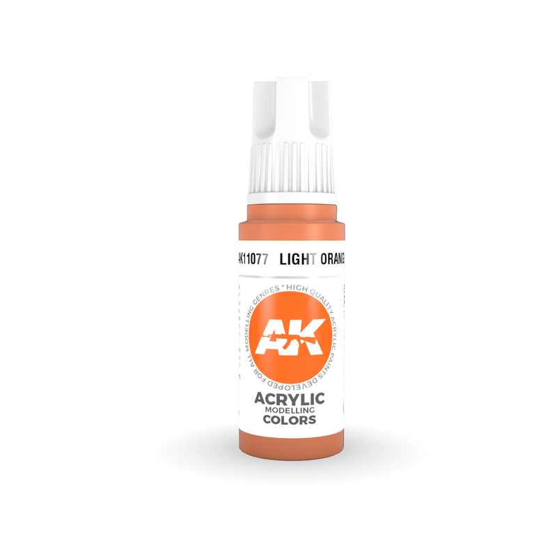 AK Interactive 3rd Gen Acrylic Light Orange 17ml
