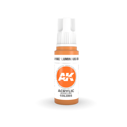 AK Interactive 3rd Gen Acrylic Luminous Orange 17ml