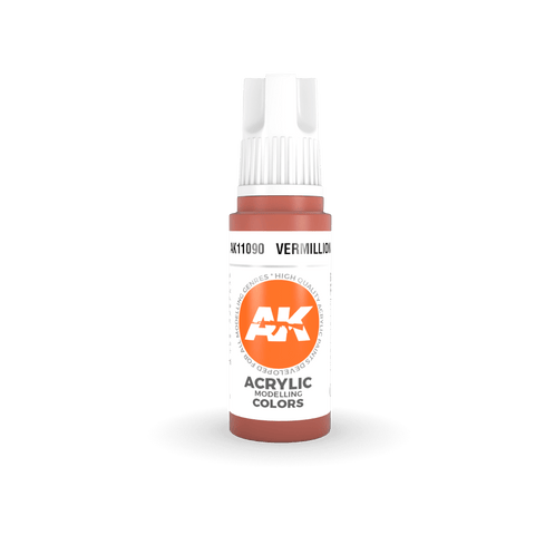 AK Interactive 3rd Gen Acrylic Vermillion 17ml