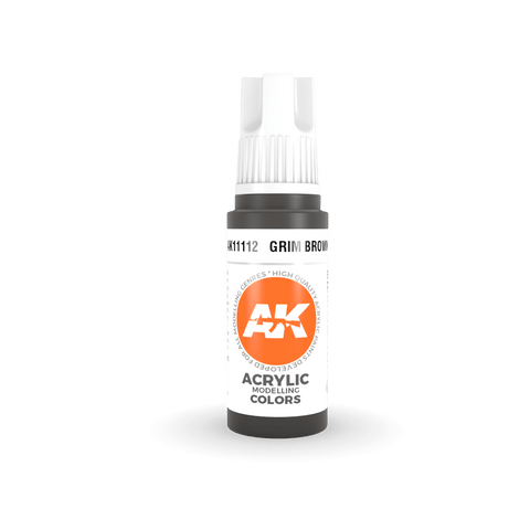 AK Interactive 3rd Gen Acrylic Grim Brown 17ml