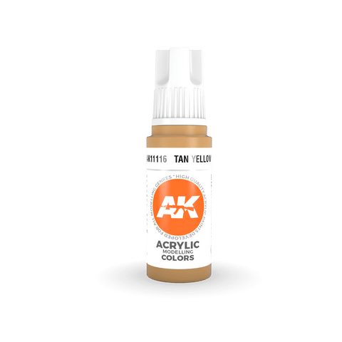 AK Interactive 3rd Gen Acrylic Tan Yellow 17ml