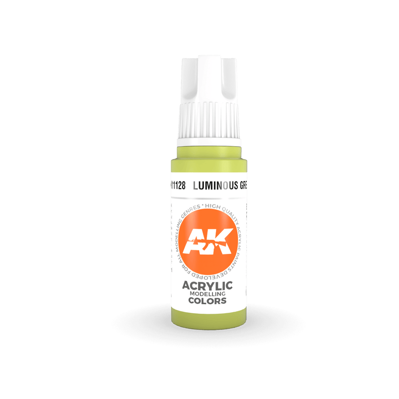 AK Interactive 3rd Gen Acrylic Luminous Green 17ml