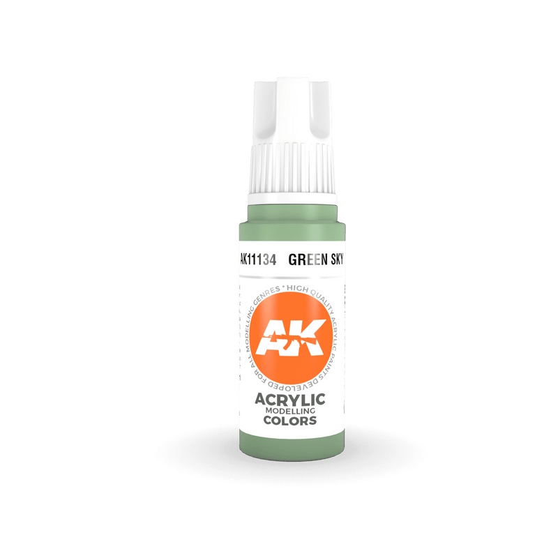 AK Interactive 3rd Gen Acrylic Green Sky 17ml