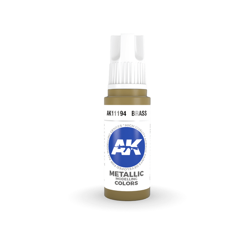 AK Interactive 3rd Gen Acrylic Brass 17ml