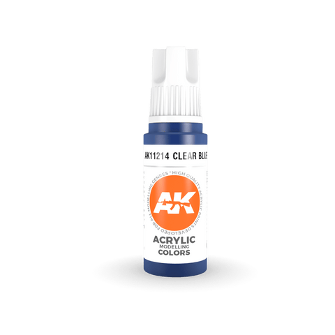 AK Interactive 3rd Gen Acrylic Clear Blue 17ml