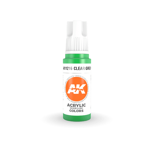 AK Interactive 3rd Gen Acrylic Clear Green 17ml