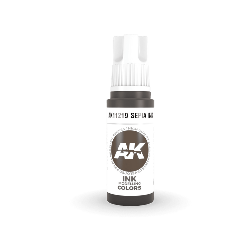 AK Interactive 3rd Gen Acrylic Sepia INK 17ml