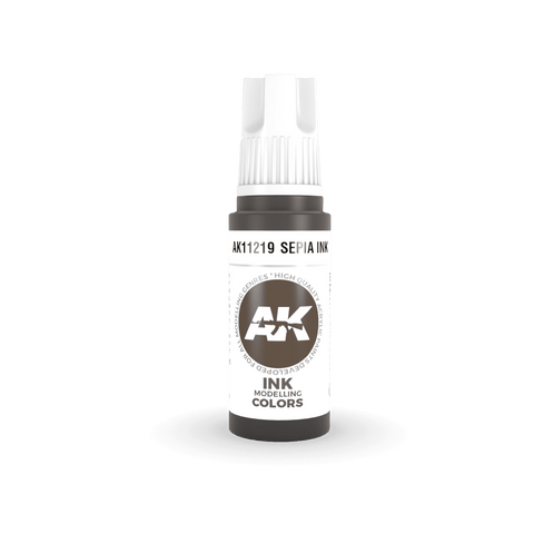 AK Interactive 3rd Gen Acrylic Sepia INK 17ml