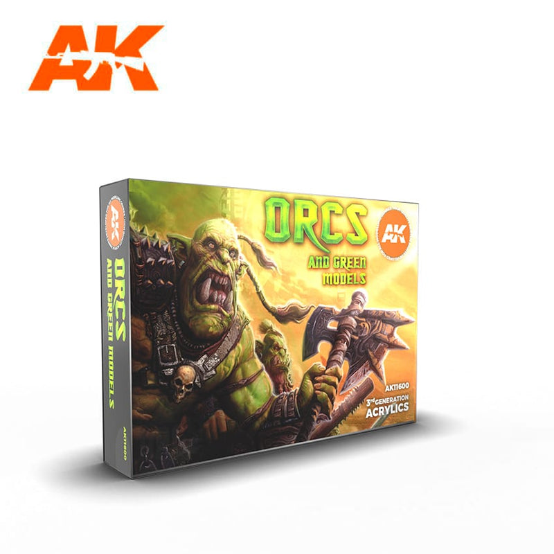AK Acrylics Orcs and Green Models