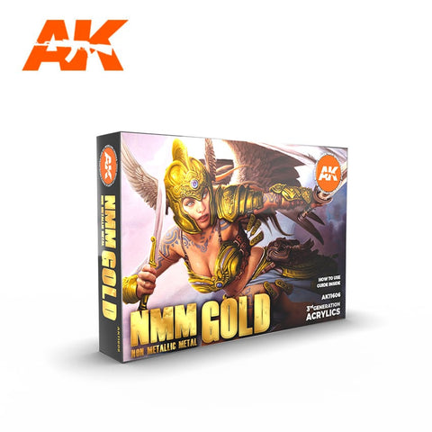 AK Acrylics Non Metallic Metal Gold