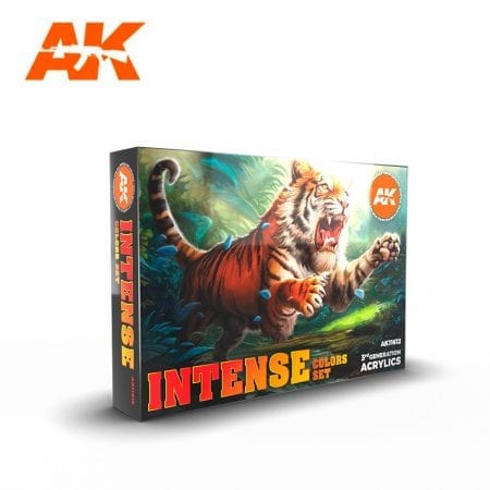 AK Acrylics Intense Colours Set