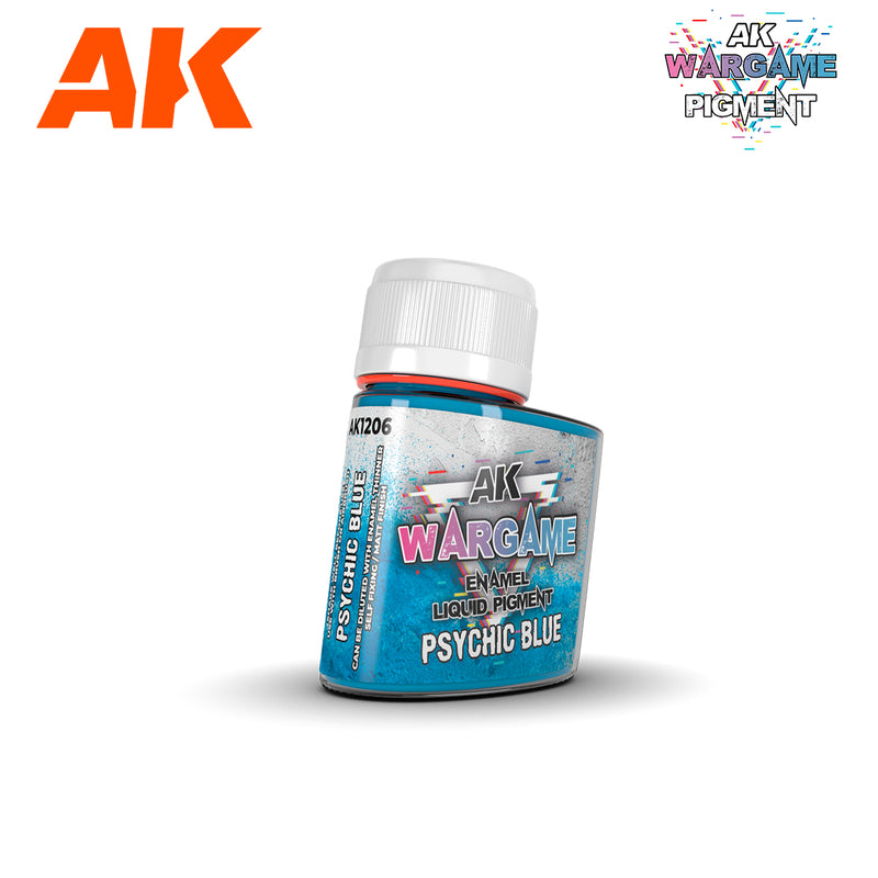 AK Wargame Enamel Liquid Pigment Psychic Blue