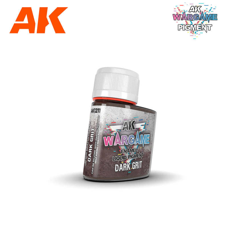 AK Wargame Enamel Liquid Pigment Dark Grit