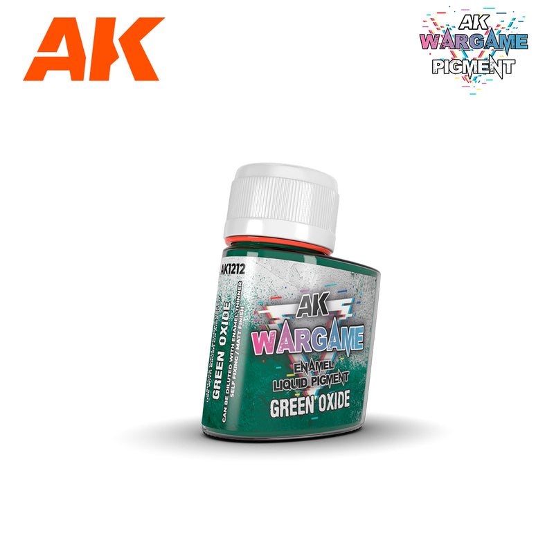 AK Wargame Enamel Liquid Pigment Green Oxide