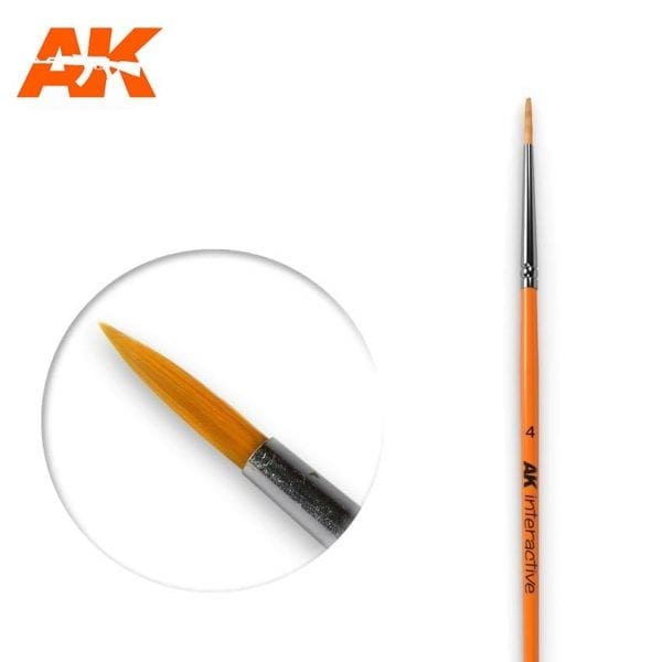 AK Interactive Round Brush 4