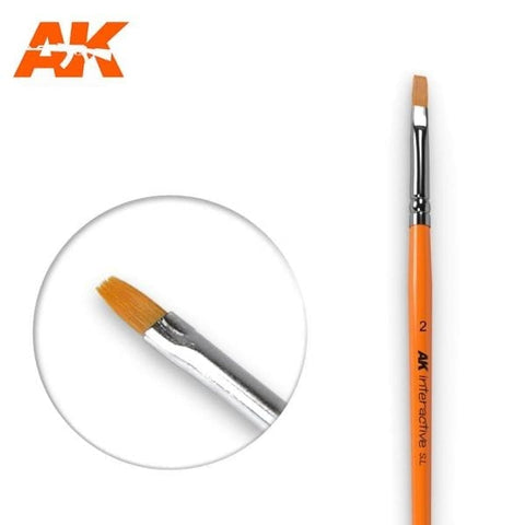 AK Interactive Brush 2 Flat