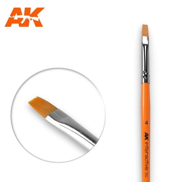 AK Interactive Brush 4 Flat