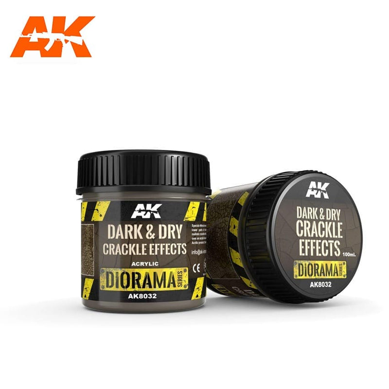 AK Diorama Dark & Dry Crackle Effects