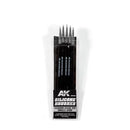 AK Silicone Brushes Medium Hard Tip Small Size (5 Silicone Pencils)