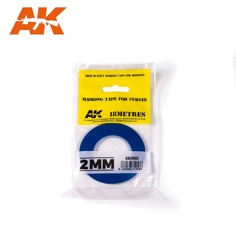 AK 2mm Masking Tape for Curves