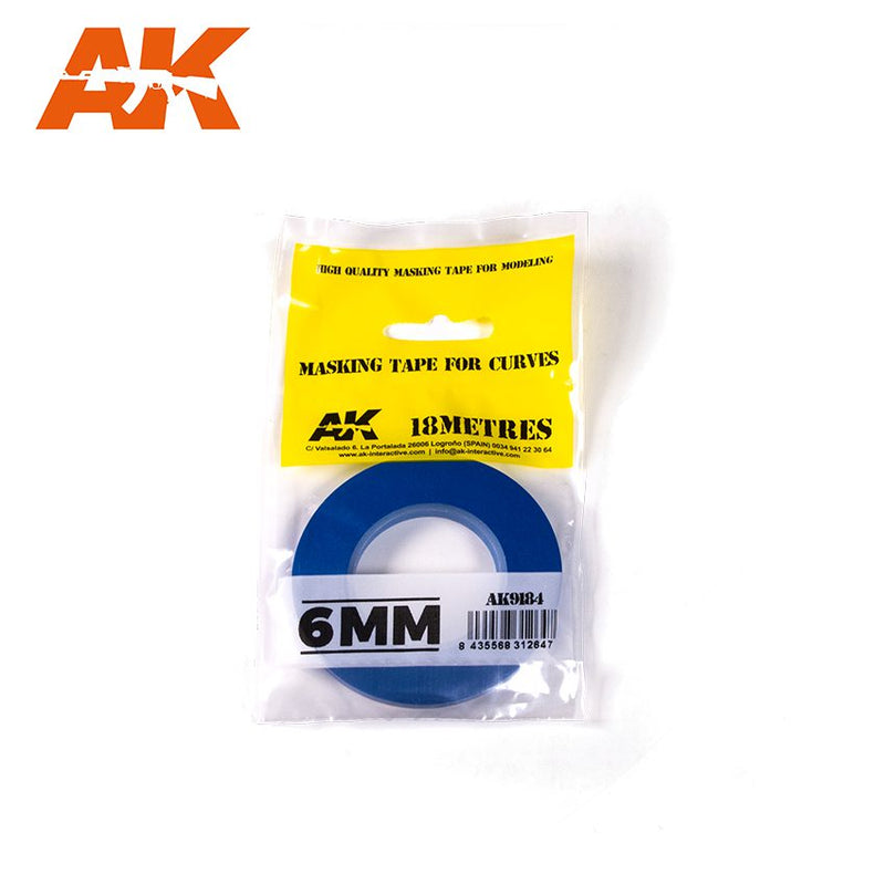 AK 6mm Masking Tape for Curves