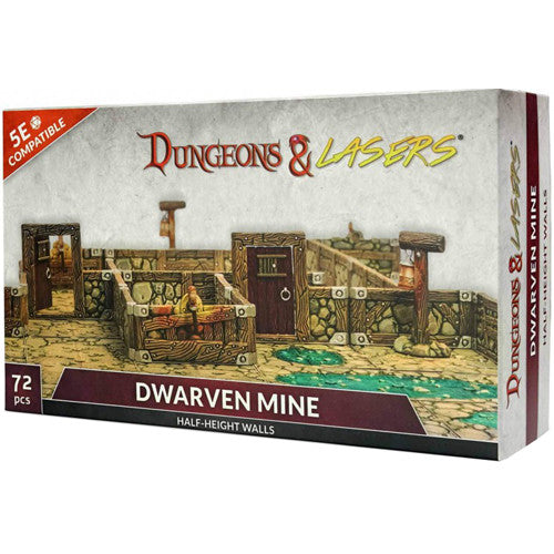 Dungeons & Lasers Half-Height Walls Dwarven Mine