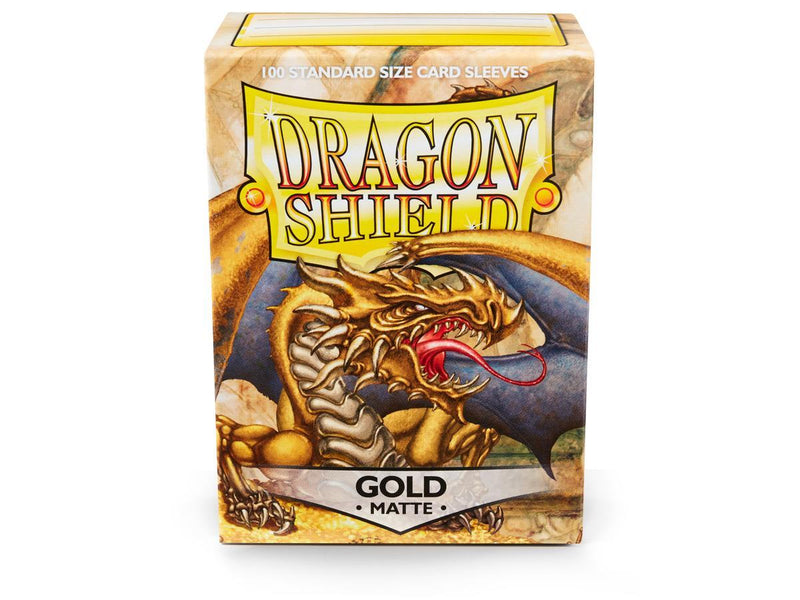 Dragon Shield Matte Sleeve - Gold 100ct
